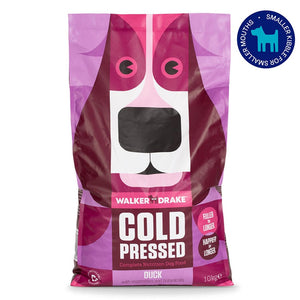 Walker and Drake Small Bite Duck - 10kg Cold Pressed Dog Food