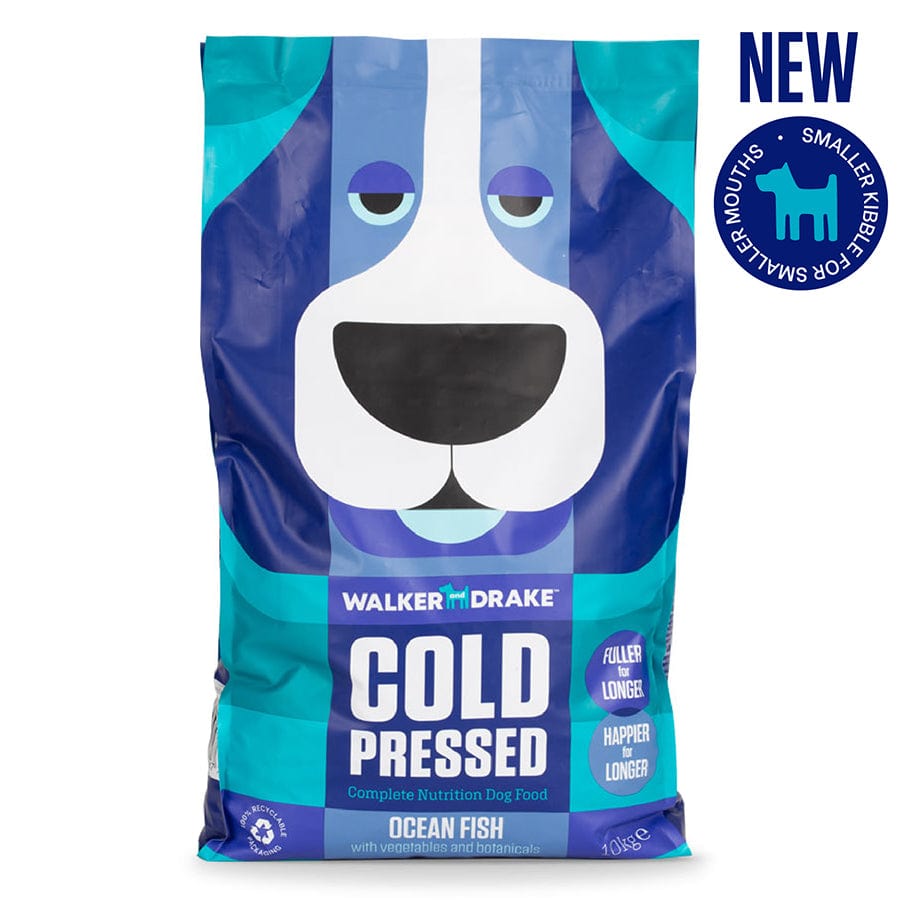 Small Bite Ocean Fish 10kg Cold Pressed Dog Food Walker and Drake