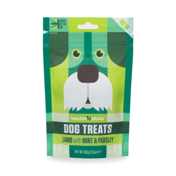 Lamb with Mint Parsley 100g Dog Treats Walker and Drake