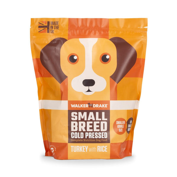 1.5kg Cold Pressed Small Breed Dog Food Turkey with Rice